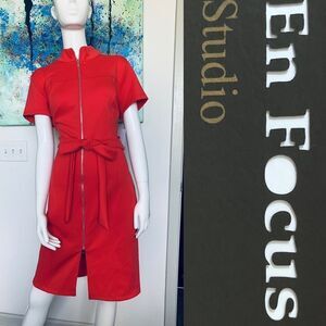 🆕 En Focus Studio Women's Red Dress